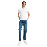 DeFacto Slim Tapered Fit Dar Kalıp Normal Bel Daralan Paça Jean Pantolon, 29/28, G1307AX25AU, Mavi-NM34, Erkek