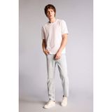 DeFacto Slim Tapered Fit Dar Paça Jean Pantolon, 30/30, F2324AX26SP, Mavi, Erkek