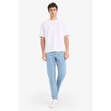 DeFacto Slim Tapered Fit Düz Paça Jean Pantolon, 32/30, F1917AX25AU, Mavi, Erkek