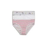 DeFacto Snoopy Baskılı Penye 3'lü Slip Külot Kız Çocuk, 7/8 Yaş (128cm), H0183A826SP, Beyaz, kız-çocuk