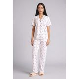 DeFacto Snoopy Baskılı Pijama Takımı Gri, L, G8319AX26SP, Gri-GR470, kadın