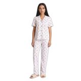 DeFacto Snoopy Pijama Takımı Üst Alt, M, G8319AX26SP, Gri, kadın