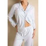 DeFacto Softshell Pijama Üst, S, G1980AX26SP, Mavi, Kadın