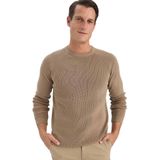 DeFacto Standart Fit Bisiklet Yaka Kazak, XXL, A8458AX25WN, Bej, Erkek