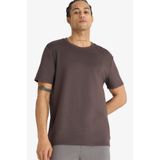 DeFacto Standart Fit Bisiklet Yaka Modal Baskılı Sporcu Kısa Kollu Tişört, 2XL, F8394AX25AU, Kahve-BN130, Erkek