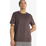 DeFacto Standart Fit Bisiklet Yaka Modal Baskılı Sporcu Kısa Kollu Tişört F8394AX25AU - Kahve-BN130 - 2XL