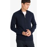 DeFacto Standart Fit Dik Yaka Fermuarlı Triko Hırka F2739AX25AU - XL - Lacivert-NV135