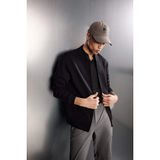Defacto Standart Fit Dik Yaka Hırka, 2XL, F9481AX26SP, Siyah-BK81, Erkek, XXL