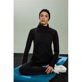 DeFacto Standart Fit Dik Yaka Sporcu Tişört, XL, B0811AX26SP, Siyah, Kadın