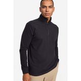 DeFacto Standart Fit Dik Yaka Yarım Fermuarlı Polar Sporcu Sweatshirt, S, F2302AX25WN, Siyah-BK81, erkek