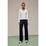 Defacto Standart Fit Dokuma Pantolon, 2XL, F8231AX26SP, Lacivert-NV146, Kadın, XXL