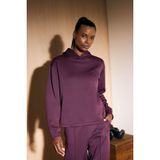 DeFacto Standart Fit Kapüşonlu Baskılı Sporcu Sweatshirt, L, F1690AX25WN, Bordo-BR171, kadın