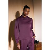 DeFacto Standart Fit Kapüşonlu Baskılı Sporcu Sweatshirt, XS, F1690AX25WN, Bordo-BR171, kadın