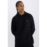 DeFacto Standart Fit Kapüşonlu Kapitoneli Sporcu Sweatshirt, M, D0752AX24AU, Siyah-BK81, erkek
