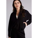 DeFacto Standart Fıt Kapüşonlu Modal Hırka, XL, G8439AX25WN, Siyah-BK81, Kadın