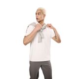 DeFacto Standart Fit Kısa Kollu Polo Yaka Tişört, L, G1049AX26SP, Ekru-ER105, Erkek