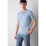 DeFacto Standart Fit Polo Yaka Kısa Kollu Triko Tişört, 2XL, E3241AX-Peak, Mavi, Erkek