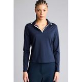 DeFacto Standart Fit Polo Yaka Sporcu Tişört Lacivert, XL, F9483AX26SP, Lacivert-NV146, Kadın