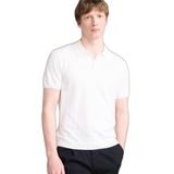DeFacto Standart Fit Polo Yaka Triko Kısa Kollu Polo Tişört, L, E3241AX26SP, Beyaz, Erkek