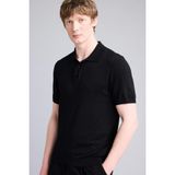 DeFacto Standart Fit Polo Yaka Triko Kısa Kollu Polo Tişört, XS, E3241AX26SP, Siyah, Erkek