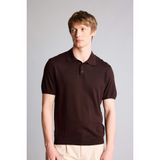 DeFacto Standart Fit Polo Yaka Triko Kısa Kollu Tişört, XL, E3241AX26SP, Kahve-BN340, Erkek