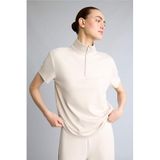 DeFacto Standart Fit Sporcu Modal Tişört, L, E2931AX26SP, Ekru, Kadın