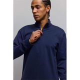 DeFacto Standart Fıt Sporcu Sweatshirt Lacivert, M, F7591AX26SP, Lacivert-NV253, erkek