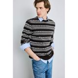 DeFacto Standart Fit Triko Kazak Kahve, 2XL, G8411AX25CW, Kahve-BN581, Erkek