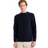 DeFacto Standart Fit Triko Kazak, XL, C9618AX25AU, Lacivert-NV106, Erkek