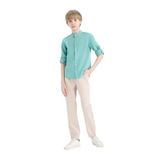 DeFacto Standart Jogger Paça Gabardin Pantolon Erkek Çocuk, 11-12 Yaş, E5037A825SP, Bej-BG757, Erkek Çocuk