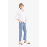 Defacto Standart Paça Pantolon Erkek Çocuk, 5/6 Yaş (116cm), B7487A825HS, İndigo, Erkek Çocuk