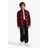 DeFacto Standart Paça Pelüş Astar Jogger Pantolon Erkek Çocuk, 9-10 Yaş, F1976A825WN, Siyah-BK81, Erkek Çocuk