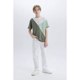DeFacto Straıght Fıt Düz Paça Basic Jean Pantolon Erkek Çocuk B5616A825SM