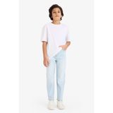 DeFacto Straight Fit Düz Paça Jean Pantolon Erkek Çocuk, 13-14 Yaş, F8501A826SM, Mavi-NM63, Erkek Çocuklar