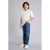 DeFacto Straight Fit Düz Paça Jean Pantolon Erkek Çocuk, 13-14 Yaş, F9953A826SP, İndigo-NM84, Erkek Çocuk