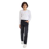 DeFacto Straight Fit Düz Paça Jean Pantolon Erkek Çocuk, 7-8 Yaş, G6202A825CW, Siyah-NM40, Erkek Çocuk