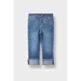 Defacto Straight Fit Düz Paça Jean Pantolon Kız Bebek, 9-12 Ay (80cm), D1534A525AU, Mavi, Kız Bebek