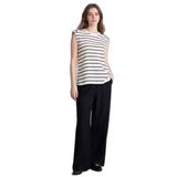 DeFacto Straight Fit Düz Paça Pantolon, 38, D8354AX26SP, Siyah-BK81, Kadın
