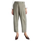 DeFacto Straıght Fıt Fermuarlı Normal Bel Modal Pantolon, 42, H1923AX26SM, Haki-KH465, Kadın