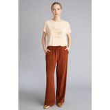 DeFacto Straight Fit Geniş Paça Pantolon Kahve, 36, G9164AX26SP, Kahve-BN312, Kadın