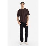 DeFacto Straight Fit Jean Pantolon, 32, G9382AX26SP, Kahve-BN504, Erkek