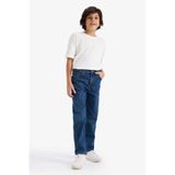 Defacto Straight Fit Koyu Mavi Erkek Çocuk Jean Pantolon F8430A8/NM34