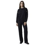 DeFacto Straight Fit Krep Pantolon Siyah, S, G9759AX26SP, Siyah-BK81, Kadın
