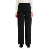DeFacto Straight Wide Düz Paça Pantolon, 2XL, G2920AX26SP, Siyah-BK81, Kadın