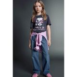 DeFacto Straıght Wıde Mavi Kız Çocuk Jean Pantolon G4654A8/NM28