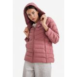 DeFacto Su İtici Kapüşonlu Şişme Mont, M, E9253AX25AU, Bordo-BR226, Kadın