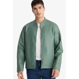 Defacto Su İtici Slim Fit Suni Deri Mont D8525ax26spkh458 Haki-kh458