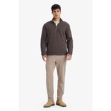 DeFacto Tailored Fit Duble Paça Pantolon, 32, Y2651AZ26SP, Bej, Erkek