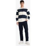 DeFacto Taılored Fit Duble Paça Pantolon Y2651AZ26SP - Lacivert-NV64 - 38