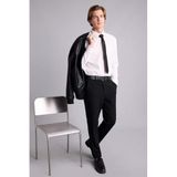 DeFacto Tailored Fit Kısa Paça Penye Pantolon, 34, F0407AX26SP, Siyah-BK27, Erkek